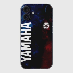 Чехол для iPhone 16 силиконовый с защитой камеры Yamaha Ямаха