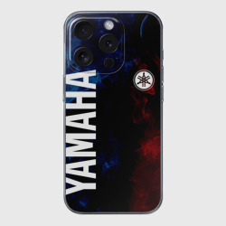 Чехол для iPhone 15 Pro силиконовый с защитой камеры Yamaha Ямаха