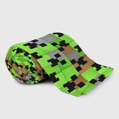 Плед 3D Minecraft, цвет 3D (велсофт) - фото 2