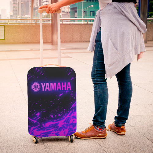 Чехол для чемодана 3D Yamaha Ямаха, цвет 3D печать - фото 4