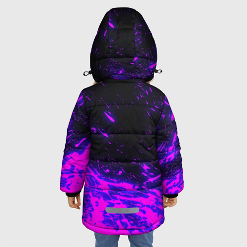 Зимняя куртка для девочек 3D Yamaha Ямаха, цвет черный - фото 4