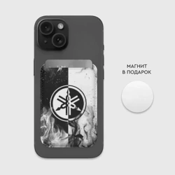 Картхолдер Magsafe магнитный Ямаха Yamaha +спина - фото 2