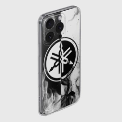 Чехол для iPhone 16 Pro Max силиконовый с защитой камеры Ямаха Yamaha +спина - фото 2