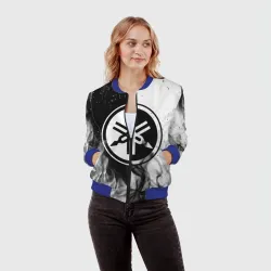 Женский бомбер 3D Ямаха Yamaha +спина - фото 2