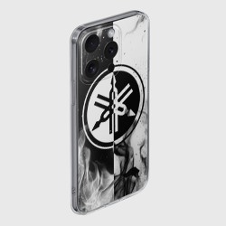 Чехол для iPhone 15 Pro силиконовый с защитой камеры Ямаха Yamaha +спина - фото 2