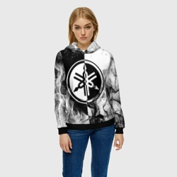 Женская толстовка 3D Ямаха Yamaha +спина - фото 2