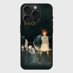 Чехол силиконовый для Apple iPhone 15 Pro Мax матовый The Promised Neverland Logo