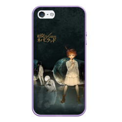 Чехол для iPhone 5/5S матовый The Promised Neverland Logo