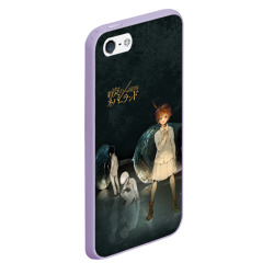 Чехол для iPhone 5/5S матовый The Promised Neverland Logo - фото 2