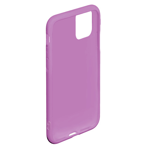 Чехол для iPhone 11 Pro Max матовый The Promised Neverland Logo, цвет фиолетовый - фото 4