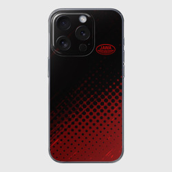 Чехол для iPhone 15 Pro силиконовый с защитой камеры Jawa