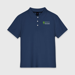 Женское поло хлопок Kawasaki Кавасаки Монстер энерджи