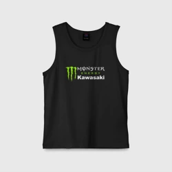 Детская майка хлопок Kawasaki Кавасаки Монстер энерджи
