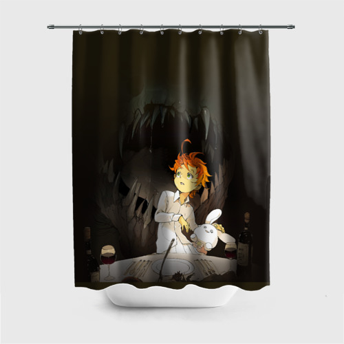 Штора 3D для ванной The Promised Neverland