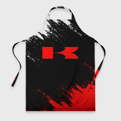 Фартук 3D Kawasaki logo Кавасаки лого +спина