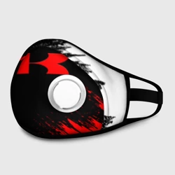 Маска из неопрена Kawasaki logo Кавасаки лого +спина