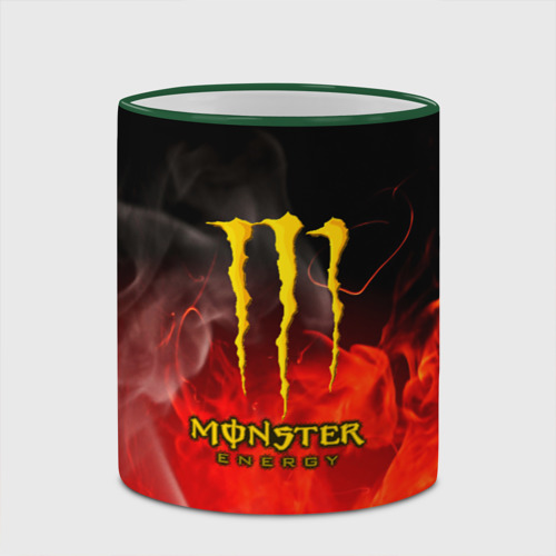 Кружка с полной запечаткой Monster energy, цвет Кант зеленый - фото 4