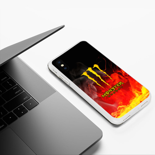 Чехол для iPhone XS Max матовый Monster energy - фото 5