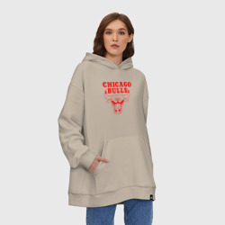 Худи SuperOversize хлопок Chicago Bulls - фото 2