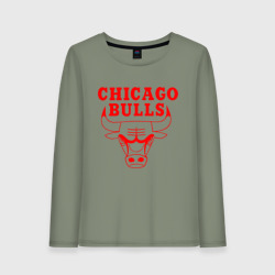 Женский лонгслив хлопок Chicago Bulls
