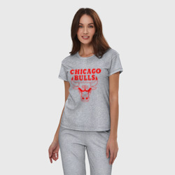 Женская пижама хлопок Chicago Bulls - фото 2