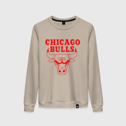 Женский свитшот хлопок Chicago Bulls