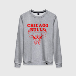 Женский свитшот хлопок Chicago Bulls