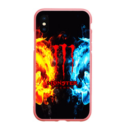 Чехол для iPhone XS Max матовый Monster energy