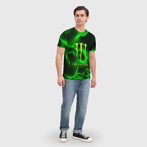 Мужская футболка 3D MONSTER ENERGY, цвет 3D печать - фото 5