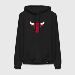 Женская толстовка хлопок Chicago Bulls