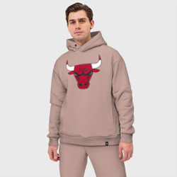 Мужской костюм oversize хлопок Chicago Bulls - фото 2