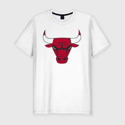 Приталенная футболка Chicago Bulls. (Мужская)