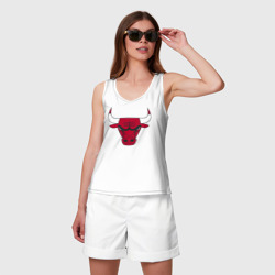 Женская майка хлопок Chicago Bulls - фото 2