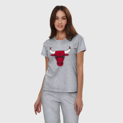 Женская пижама хлопок Chicago Bulls - фото 2