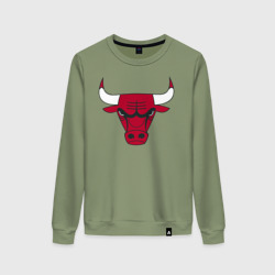 Женский свитшот хлопок Chicago Bulls