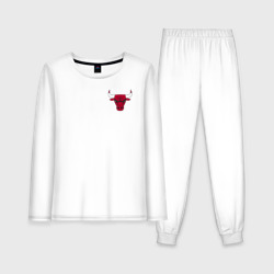 Женская пижама с лонгсливом хлопок Chicago Bulls