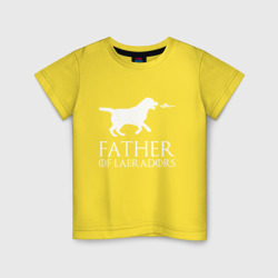 Детская футболка хлопок Отец Лабрадоров