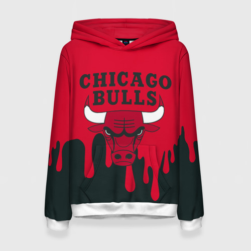 Женская толстовка 3D Chicago Bulls, цвет 3D печать