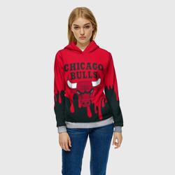 Женская толстовка 3D Chicago Bulls - фото 2