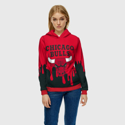 Женская толстовка 3D Chicago Bulls - фото 2