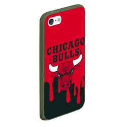 Чехол для iPhone 5/5S матовый Chicago Bulls - фото 2