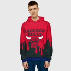 Мужская толстовка 3D Chicago Bulls - фото 2