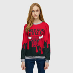 Женский свитшот 3D Chicago Bulls - фото 2