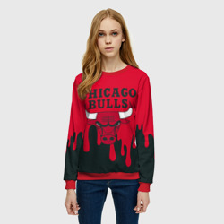 Женский свитшот 3D Chicago Bulls - фото 2