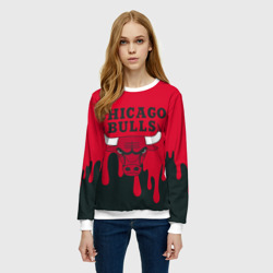 Женский свитшот 3D Chicago Bulls - фото 2