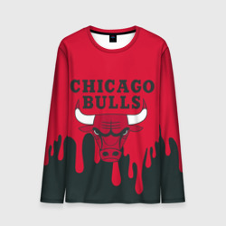 Мужской лонгслив 3D Chicago Bulls