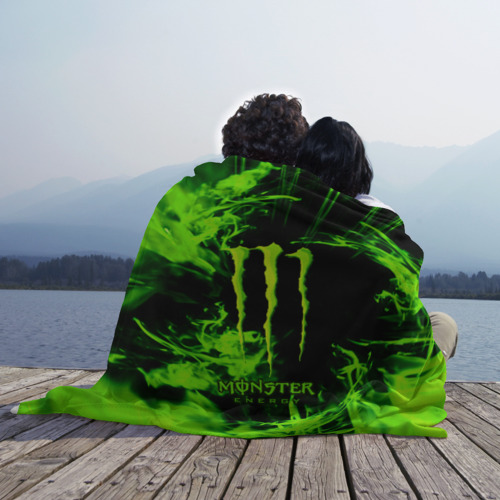 Плед 3D MONSTER ENERGY, цвет 3D (велсофт) - фото 3