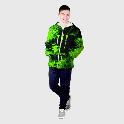 Мужская куртка 3D MONSTER ENERGY, цвет 3D печать - фото 3