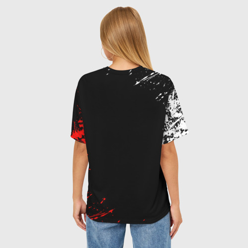 Женская футболка oversize 3D Добро и зло, Payton Moormeier, цвет 3D печать - фото 4