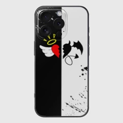 Чехол для iPhone 16 Pro силиконовый с защитой камеры Добро и зло, Payton Moormeier